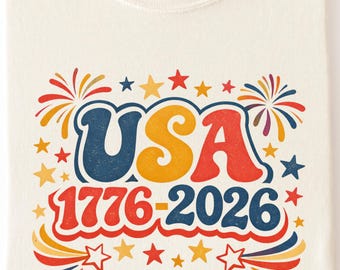 USA 1776-2026 PNG, America 250 png, 4th of July png, Patriotic Sublimation Design, Independence Day Design, Retro USA png, Commercial Use