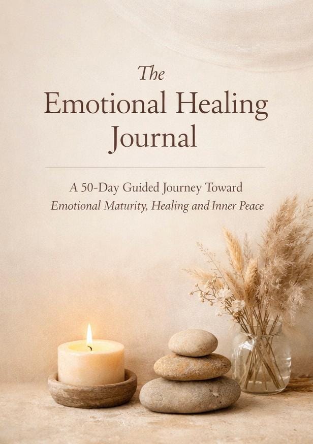 Emotional Healing Journal Guided Self-Reflection Prompts (Digital Download)