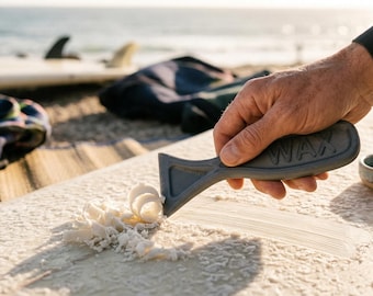 Ergonomiczny skrobak do wosku do desek surfingowych | Grzebień do wosku PETG do akcesoriów surfingowych