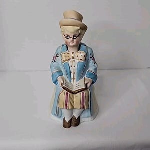 Gebruder Heubach 6.5" Tall Antique Porcelain Bisque German Male Nodder Figurine
