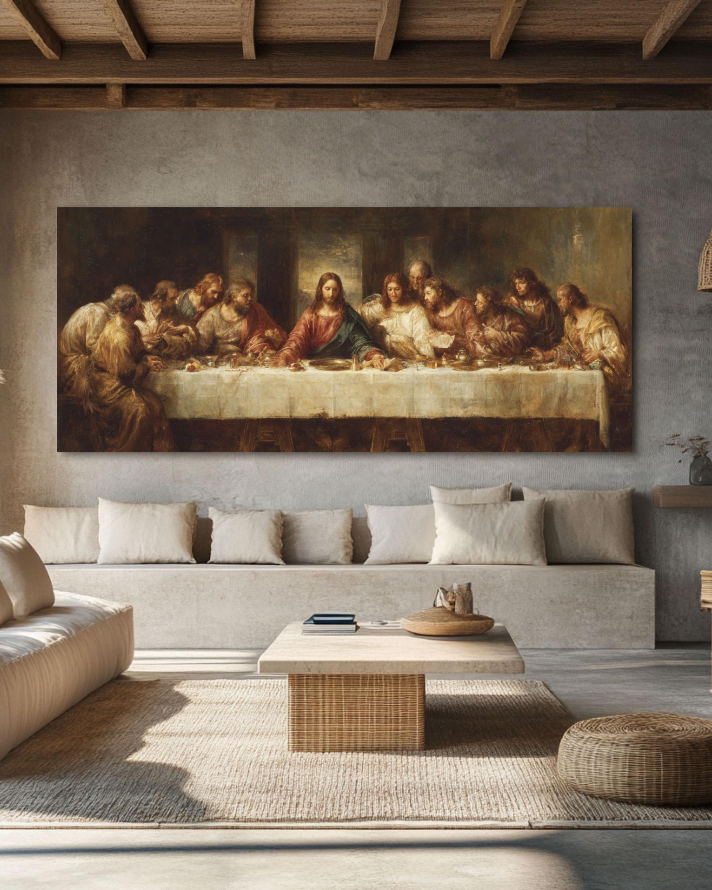 The Last Supper Original - Etsy
