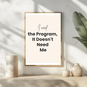 Addiction Recovery Wall Art, Daily Principles Quote Poster, Minimalist Motivational Decor, Sobriety Inspired Gift Digital Download