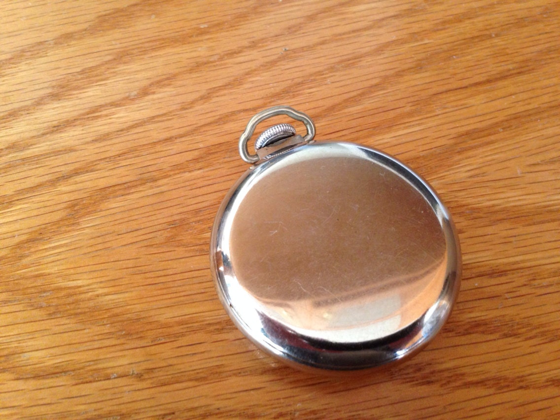 1929s Jockey Pocket Watch Ingraham Vintage Pocket Watch Etsy