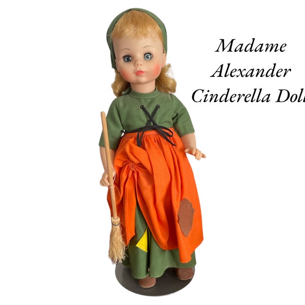 Madame Alexander Cinderella “Poor Cinderella” Doll Stand Not Included 12 Inch Vintage Madame Alexander Doll No Box