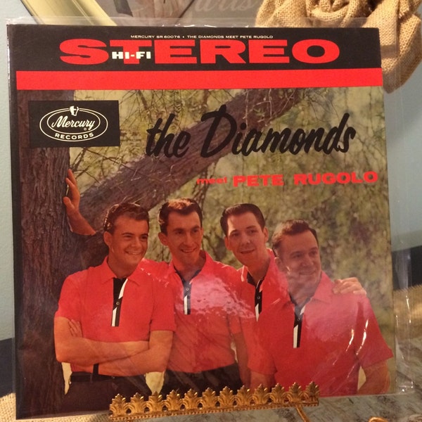 Vintage Vinyl The Diamonds Meet Pete Rugolo Mercury Records 1958 Excellant Condition Vintage Record Album Mercury Records Stereo Hi Fi