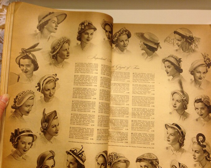 1952 Montgomery Ward Catalog Spring and Summer Edition Vintage