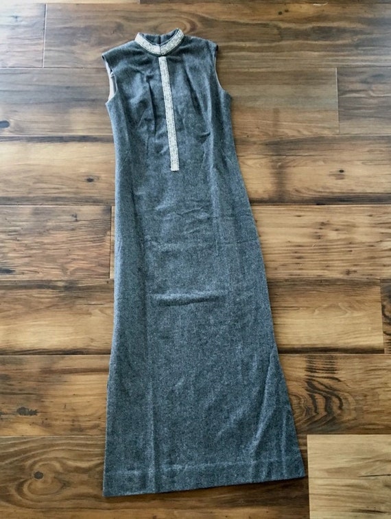 Nelly de Grab Vintage Maxi Dress, 100% Virgin Wool