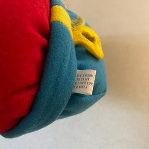 Vintage Mickey Mouse Plush Sleepy Baby Mickey Snuggles in Seeping Bag Rare Disney Collectible bild 7