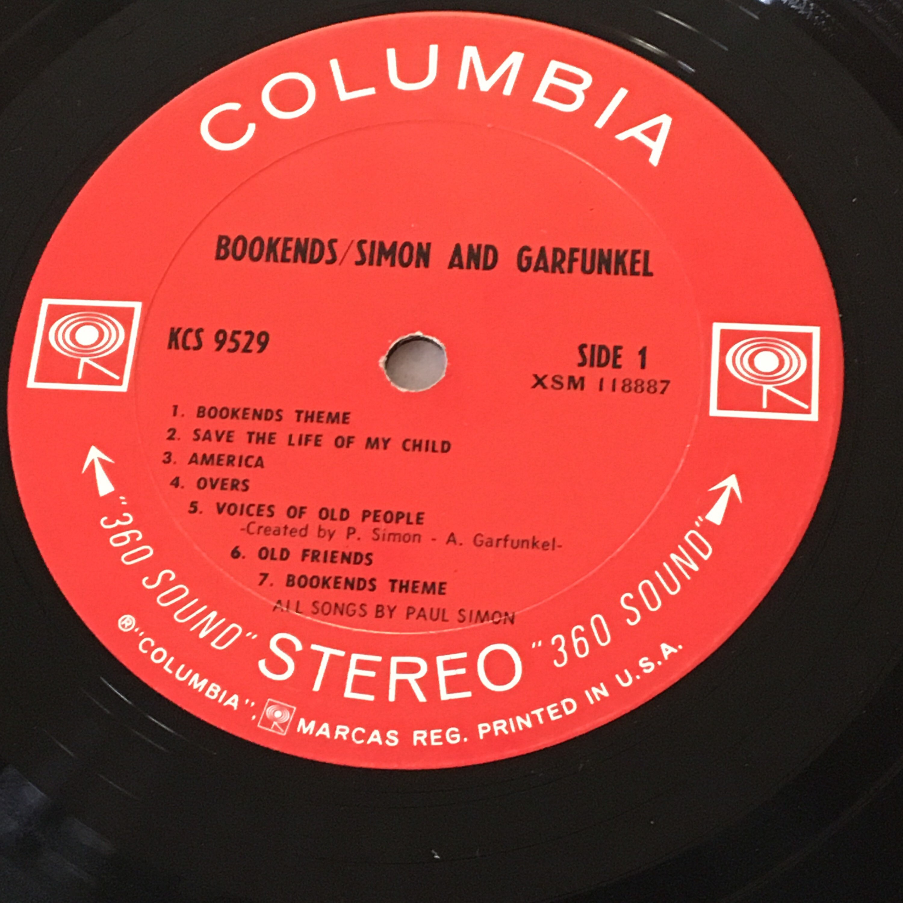 Simon and Garfunkel Bookends Album 1968 Columbia KCS 9529 Etsy