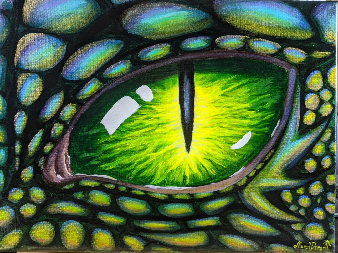 Green Dragon Eye - Etsy