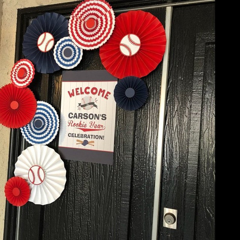 Baseball Baby Shower Sports Baby Shower Baseball Backdrop Etsy