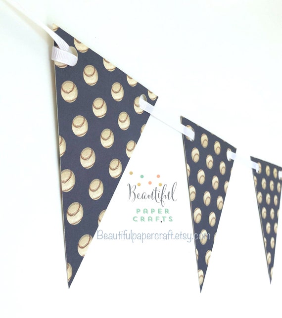 Baseball Baby Shower | Sports Baby Shower | Baseball Garland | Baseball Party Decor| Baseball Shower Garland | Baseball Birthday Party Il_570xn