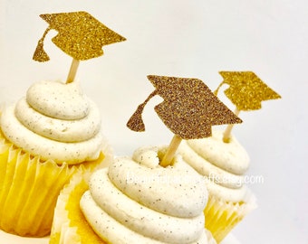 Graduation Cupcake Toppers | Graduation Decorations 2022 | Grad Party | Class of 2022 Cupcake Toppers | Graduation Decorations 2022