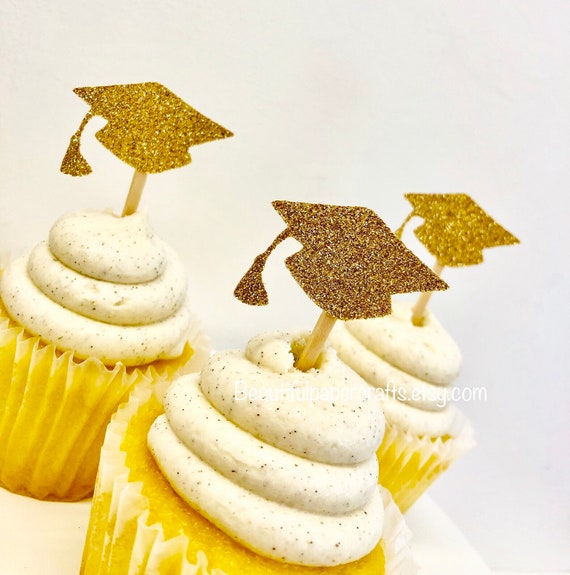 Graduation Cupcake Toppers Graduation Party Decorations Etsy