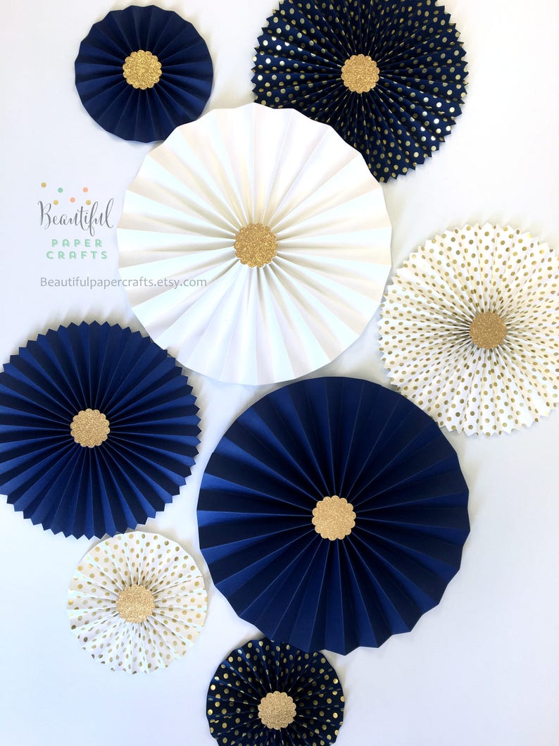 Navy and Gold Wedding Decor Navy and Gold Wedding Backdrop Etsy