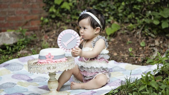 Elephant Baby Shower | 1st birthday Girl Smash Cake | Pink Gray Chevron Elephant | Diaper Cake Decor | Elephant Smash Shower Cake Topper Il_570xn
