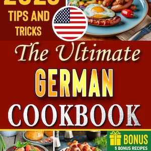 German Cookbook PDF, 100 Easy Authentic Recipes, Oktoberfest Food Guide, Traditional German Meals, Digital Download