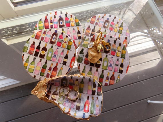 Coastal Gift Set - Coasters, Ring Dish & Bag Charm | Gift for Her | Wine + Waves Collection