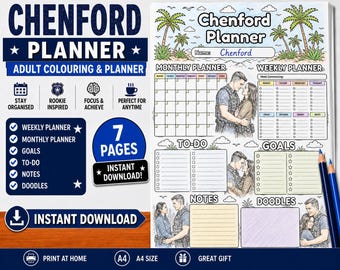 Rookie Inspired Chenford Planner | 7 page Digital Download