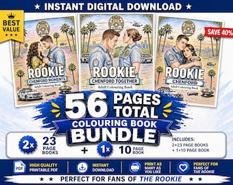 Chenford Colouring Book Bundle | Rookie Inspired Adult PDF (56 Pages)