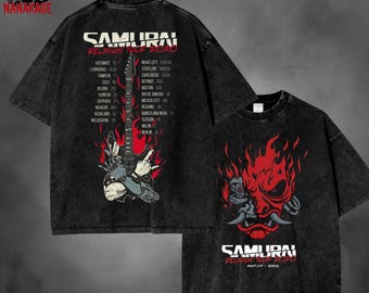 Video Game Merch - Vintage Wash Cyber Metal Phantom Liberty Metalhead Fan Gift