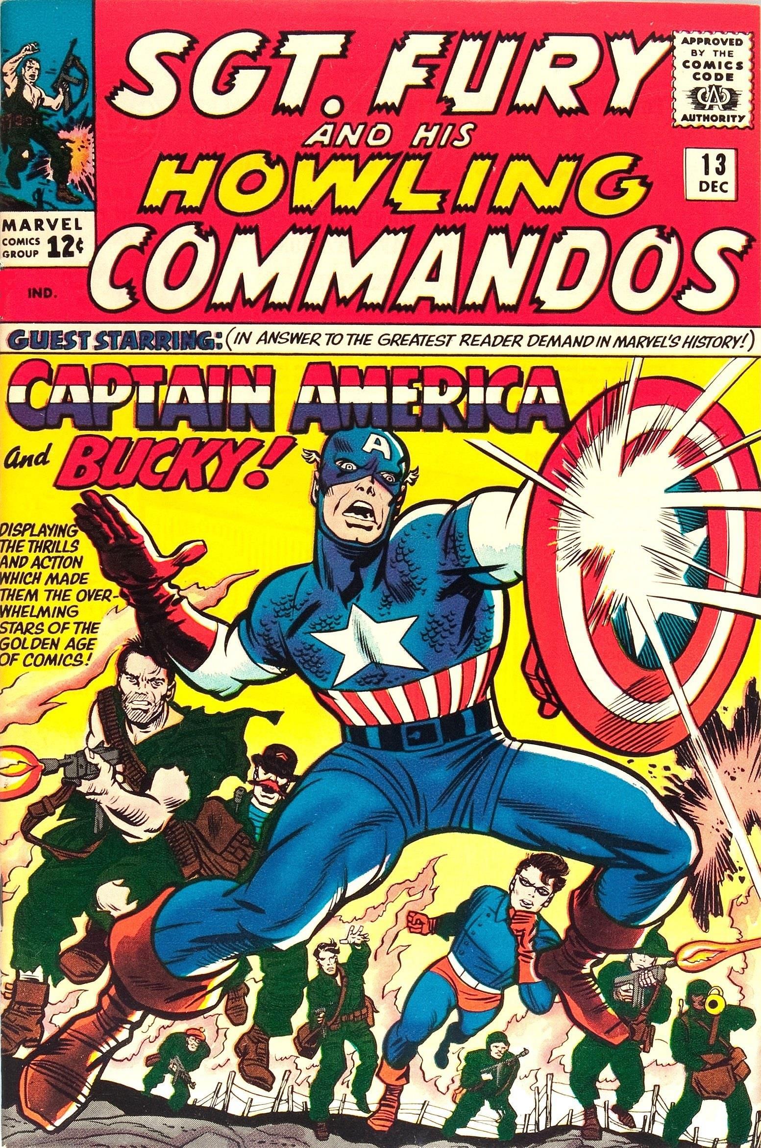 Sgt. Fury and His Howling Commandos #13 Photocopy Comic Book Replica - Etsy