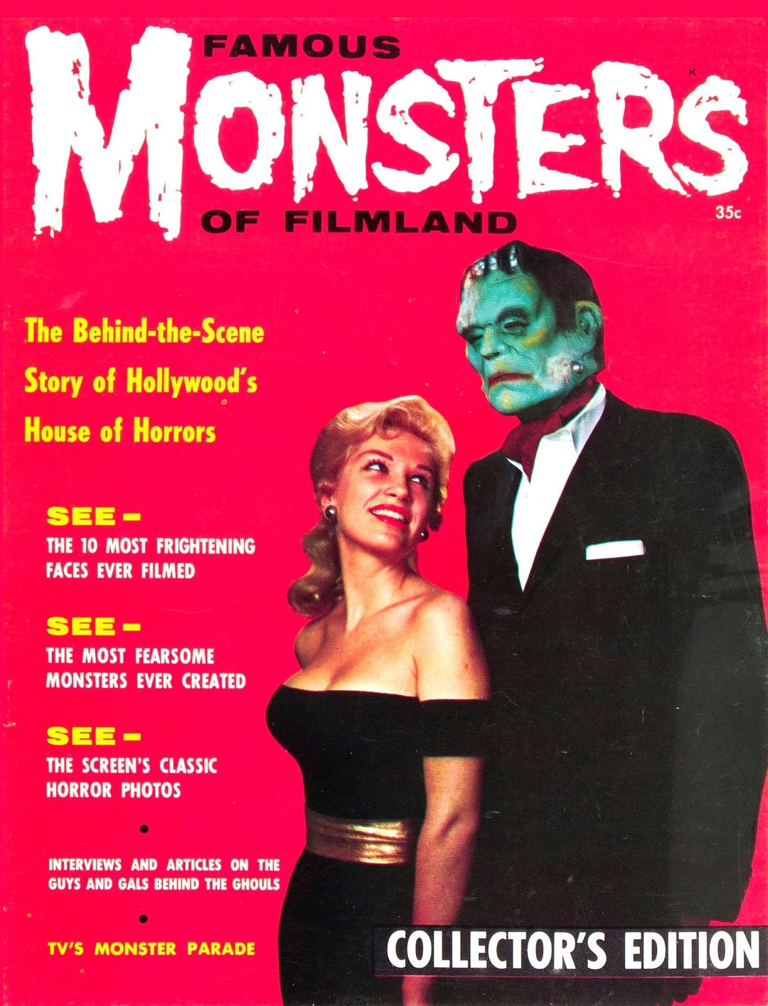 Famous Monsters of Filmland #1 Photocopy Magazine Replica - Etsy