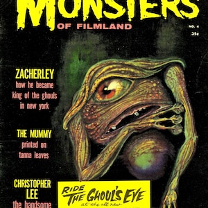 Famous Monsters Illustrated Horror Monster Magazines Famous