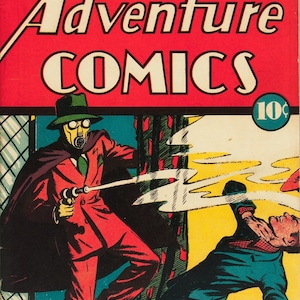 Réplica fotocopiada del cómic Adventure Comics #40