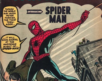 Réplica fotocopiada del cómic Amazing Fantasy #15