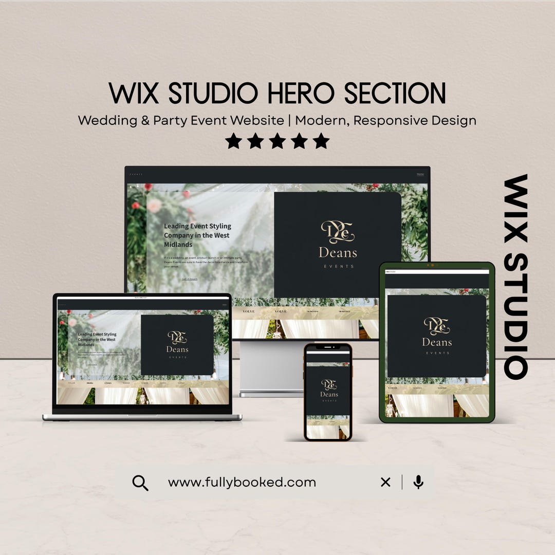 Wix Header WIX Header Design for More Bookings, Enquiries & Conversions, Website ...