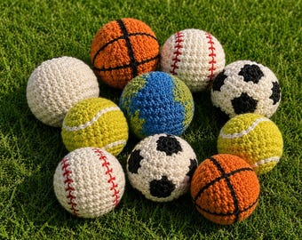 Crochet Handmade Hacky Sack Footbag | Guatemalan Juggling Ball, Stress Balls, Fidget Party Favor Gift, Gift for Kids