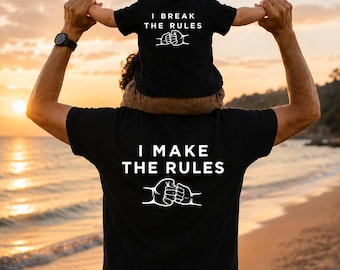 Dad and Child Matching Outfit Set - Father and Child T-Shirt - Matching Family Outfit Gift for Dad and Baby