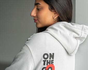 OOsmash Spring/Summer Light Gray Hoodie – 100% French Terry Cotton Unisex Streetwear Sweatshirt