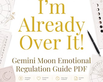 Já superei! | Guia de Regulação Emocional para Lua em Gêmeos (PDF)