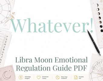 Tanto faz! | Guia de Regulação Emocional para Lua em Libra (PDF)