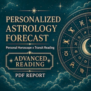 Advanced Personalized Astrology Reading PDF | Birth Chart, Advanced Integration, Personal Guidance & 2030 Forecast image 1