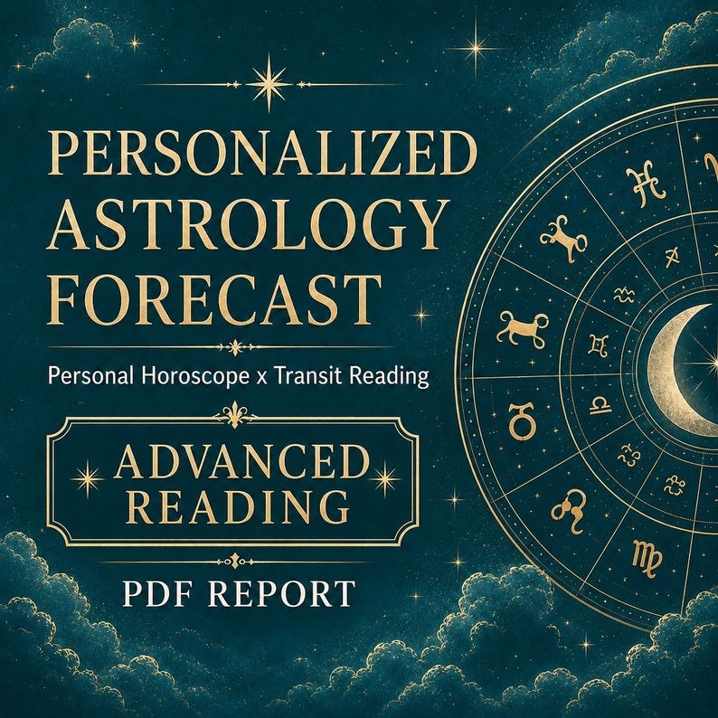 Advanced Personalized Astrology Reading PDF | Birth Chart, Advanced Integration, Personal Guidance & 2030 Forecast image 1