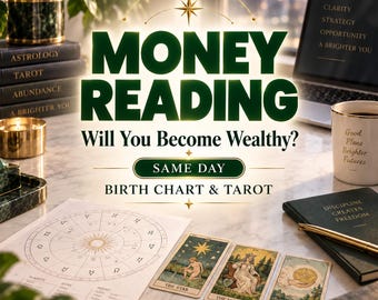Money Reading, Birth Chart & Tarot, Financial Astrology Reading