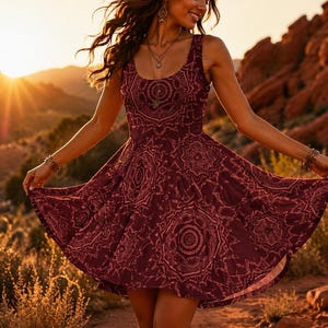 Colored Skater Dress - Etsy Colored Skater Dress - Etsy