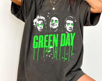 Komfort Farben Green Day Band T-Shirt
