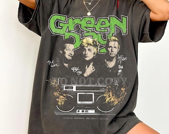 Camiseta Comfort Colors con estampado de la banda Green Day