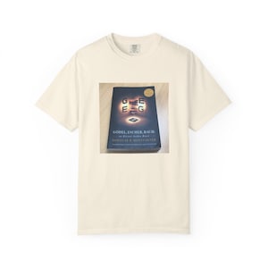 Schizo Godel Escher Bach Cube Tee | Comfort Colors 1717 Philosophy Shirt | Strange Loop Book Graphic