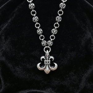 Chrome Hearts Fleur Pendant - Etsy