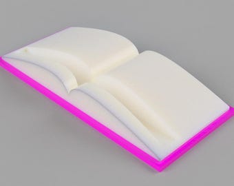 Soporte para Kindle Paperwhite tipo libro abierto impreso en 3D / Pantalla de lectura ergonómica de 15 grados