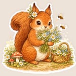 Squirrel Stickers