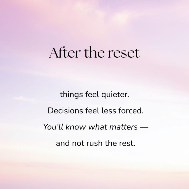 Monthly Life Reset Workbook | Guided Journal for Clarity, Calm (digital ...