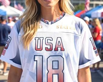 USA 2026 Soccer Jersey Women | Soccer Season Jersey | Game Day Soccer Fan Shirt | Soccer Mom Gift | Sports Fan Jersey