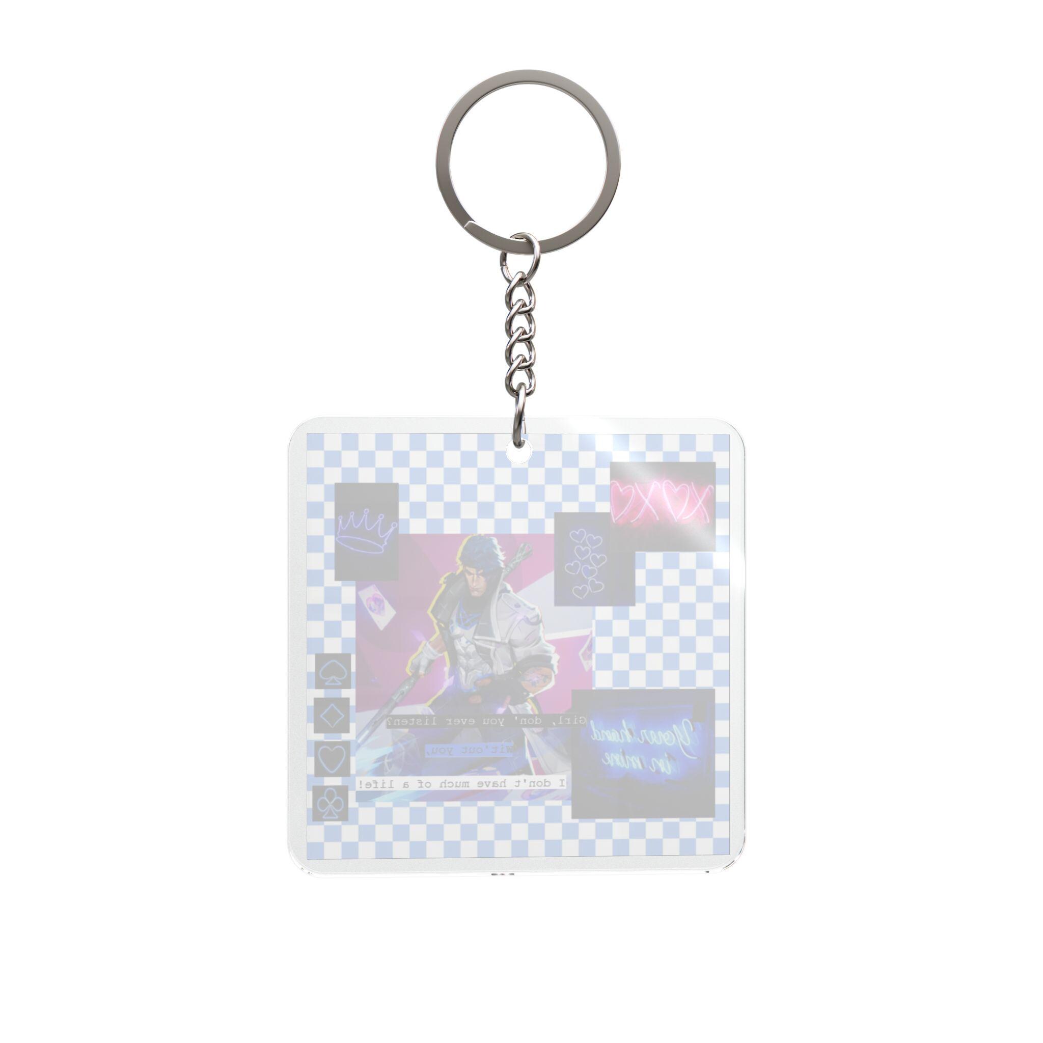 Rouges Keychain Marvel Rivals Gambit Marvel Rivals Matching Keychain - Etsy
