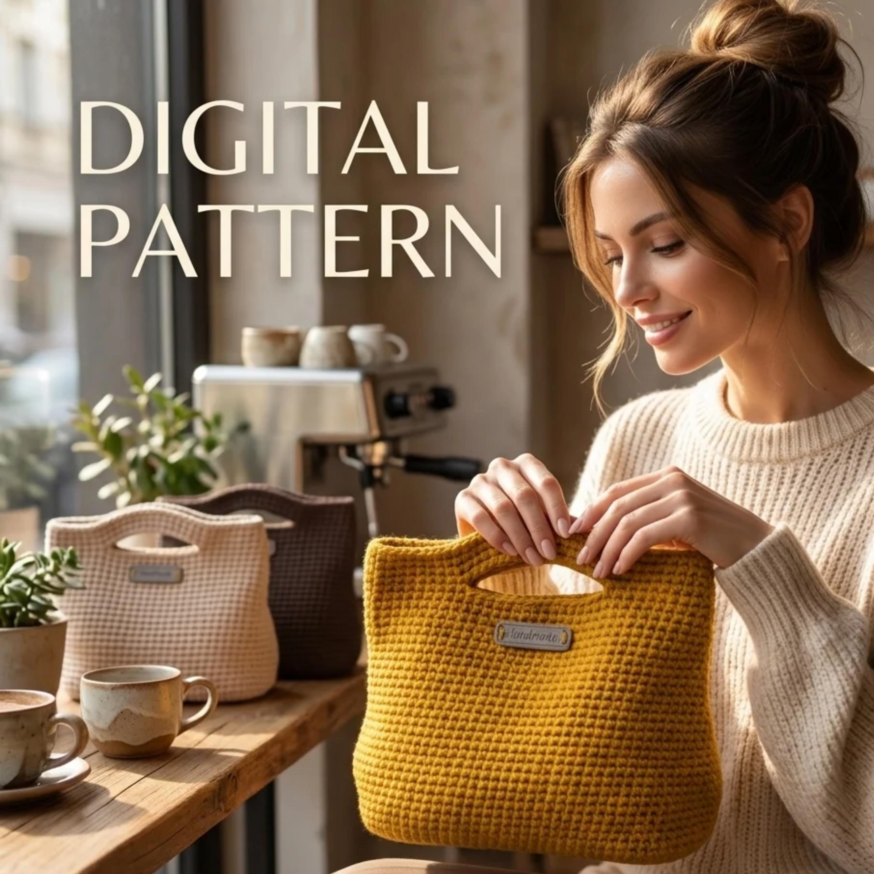 30 Boho Bag Crochet Patterns for Fringe, Florals, and Everyday Texture 16 Modern Crochet Handbag Pattern